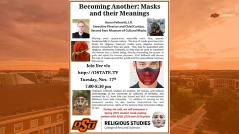 Thumbnail for  Becoming Another--Masks and their Meanings
