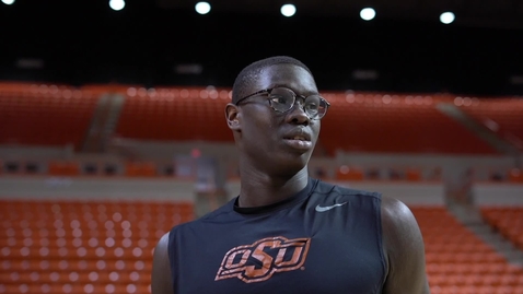 Thumbnail for 02/04/19 Cowboy Basketball: Yor Anei Addresses the Media