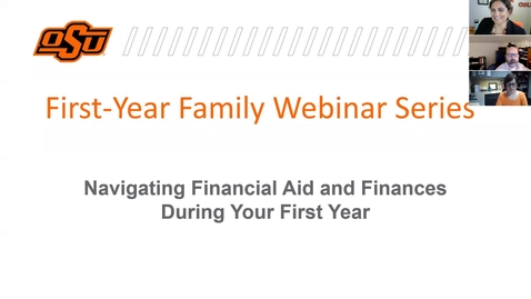 Thumbnail for entry Navigating Financial Aid and Finances during your First Year