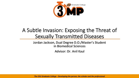 Thumbnail for 2019 Three Minute Paper: Jordan Jackson