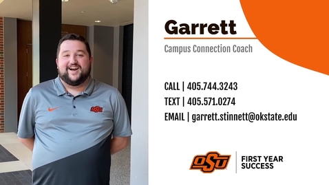 Thumbnail for First Year Success Intro: Garrett