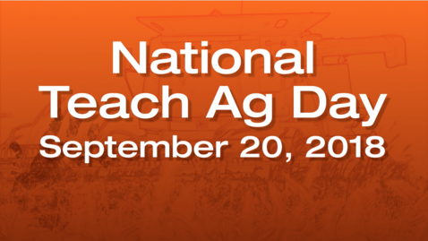 Thumbnail for Teach Ag Video