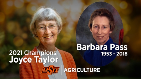 Thumbnail for entry 2021 Ag Champion: Joyce Taylor and Barbara Pass