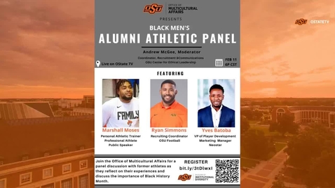 Thumbnail for entry Black History Month Alumni Athletic Panel