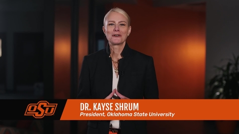 Thumbnail for President Kayse Shrum's First Presidential Address