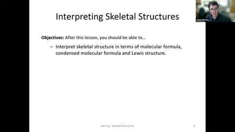 Thumbnail for CHEM 130 - Interpreting Skeletal Structures