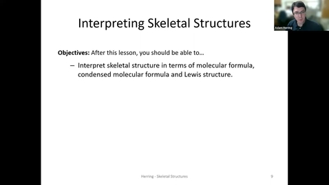 Thumbnail for entry CHEM 130 - Interpreting Skeletal Structures