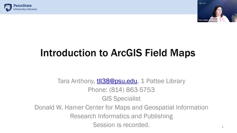 Thumbnail for Introduction to ArcGIS Field Maps
