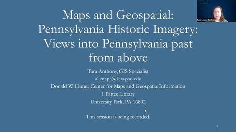 Thumbnail for Pennsylvania Historic Imagery: Views into Pennsylvania past from above