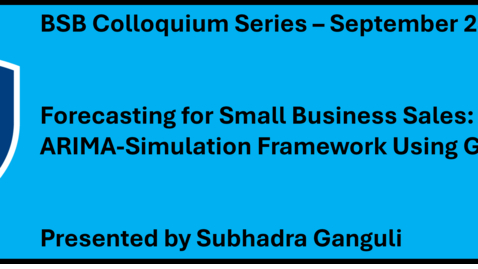 Thumbnail for BSB Colloquium - Subhadra Ganguli