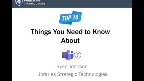 Thumbnail for Top 10 Things You Need to Know About Teams Phone