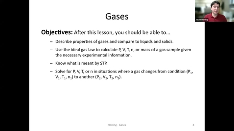 Thumbnail for entry CHEM 130 - Introduction to Gases