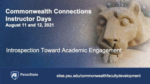 Thumbnail for Introspection Toward Academic Engagement