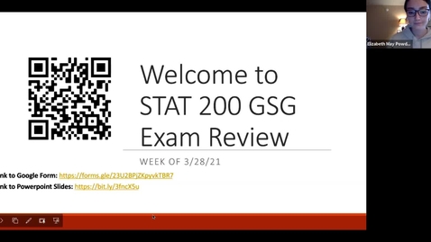 Thumbnail for entry PSL-GSG STAT 200 - Beth (Spring 2021 Week 10 Exam Review)