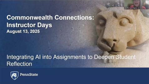Thumbnail for Integrating AI into Assignments to Deepen Student Reflection