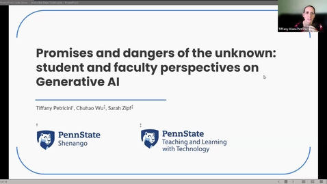 Thumbnail for CCID FA23: Promises and Dangers of the Unknown: Generative AI and the Classroom