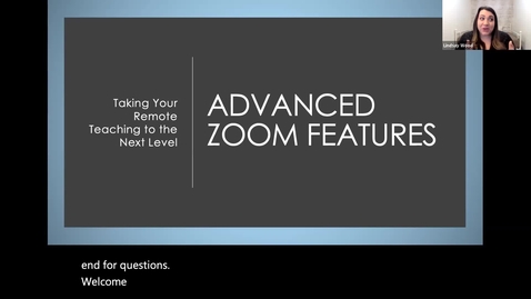 Thumbnail for Zoom Advanced