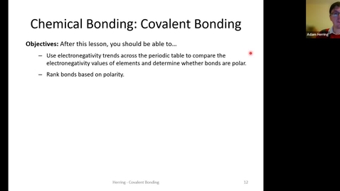 Thumbnail for entry CHEM 130 - Electronegativity and Bond Polarity