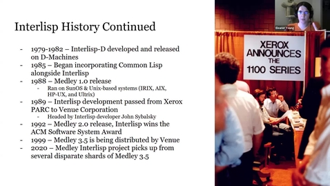 Thumbnail for The Medley Interlisp Project: Reviving a Historical Software System