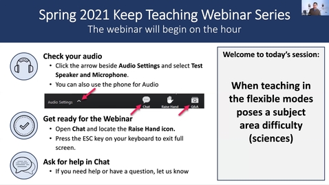 Thumbnail for entry When Teaching in the Flexible Modes Poses a Subject Area Difficulty (Sciences)