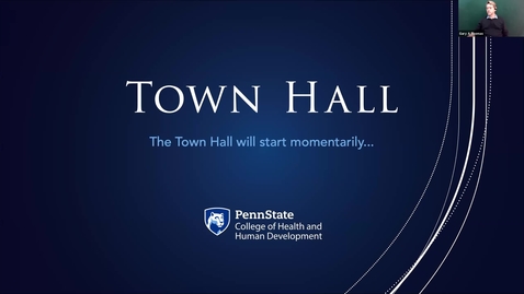 Thumbnail for entry HHD Town Hall - Faculty and Staff - April 13, 2021