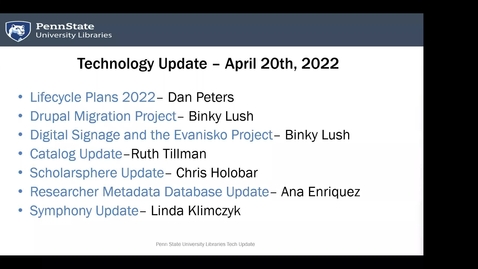 Thumbnail for Tech Update April 2022