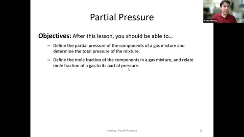 Thumbnail for entry CHEM 130 - Partial Pressure