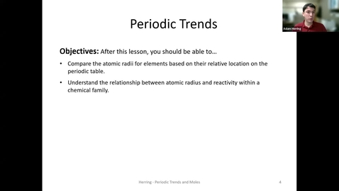 Thumbnail for CHEM 130 - Periodic Trends