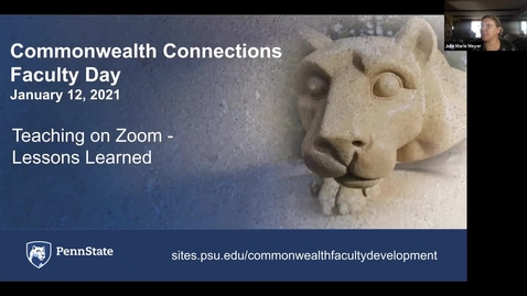 Thumbnail for CC: Teaching on Zoom: Lessons Learned, 3:00 pm