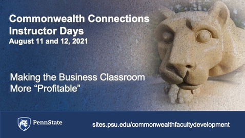Thumbnail for Making the Business Classroom More “Profitable”