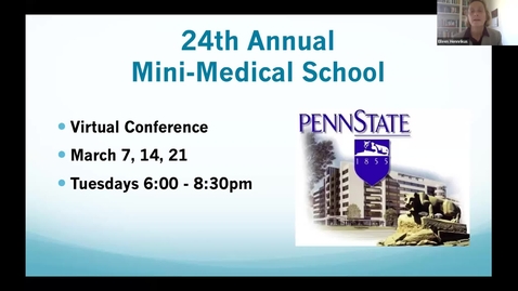 Thumbnail for entry 2023 Mini-Medical School Webinar