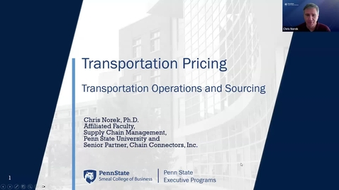Thumbnail for Transportation Operations and Sourcing (OV-TOS-9) Program (2/6-2/8)