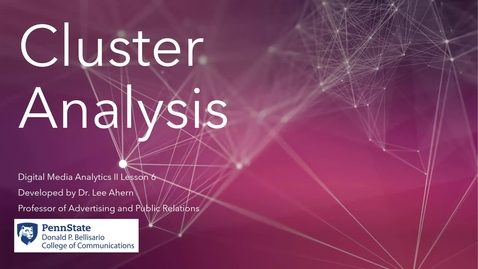 Thumbnail for Cluster Analysis