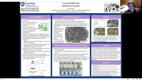 Thumbnail for entry Cesium Iodide: Methods of Growth