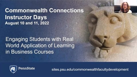Thumbnail for Engaging Students with Real World Application of Learning in Business Courses