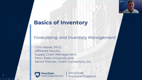 Thumbnail for entry Forecasting and Inventory Management (OV-FIM-13) Program (1/16-1/8)