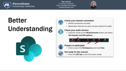 Thumbnail for Better Understanding SharePoint