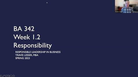 Thumbnail for entry BA342: Week 1.2 - Responsibility