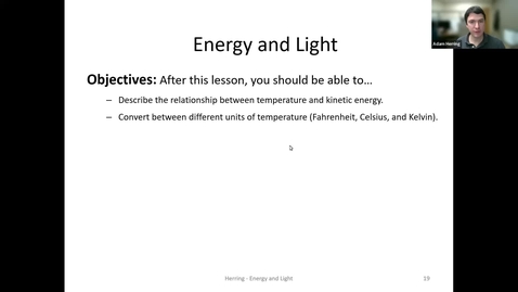 Thumbnail for CHEM 130:  Temperature