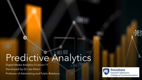 Thumbnail for Predictive Analytics