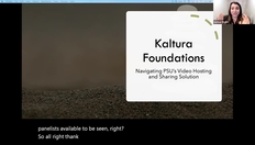 Go to Kaltura Foundations with duration: 47 minutes, 21 seconds
