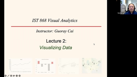 Thumbnail for entry L02： Part A: Visualizing Data (IST 868)
