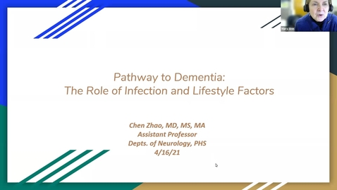 Thumbnail for 2021 APRIL 16 Infectious burden, APOE-ϵ4, and risk for poor cognition