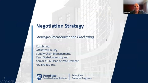 Thumbnail for entry Strategic Procurement and Purchasing (OV-SPP-9) Program (1/23-1/25)