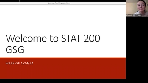 Thumbnail for PSL-GSG STAT 200 - Beth (Spring 2021 Week 1)