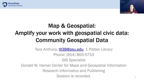 Thumbnail for Maps &amp; Geospatial: Amplify your work with geospatial civic data 