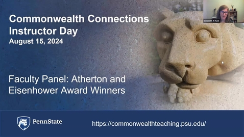Thumbnail for Faculty Panel: Atherton and Eisenhower Award Winners