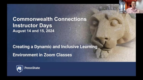 Thumbnail for Creating a Dynamic and Inclusive Learning Environment in Zoom Classes