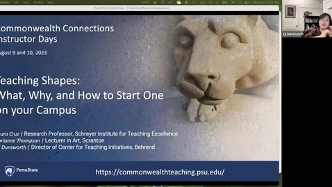 Thumbnail for CCID FA23: Teaching Shapes: What, Why, and How to Start One on Your Campus