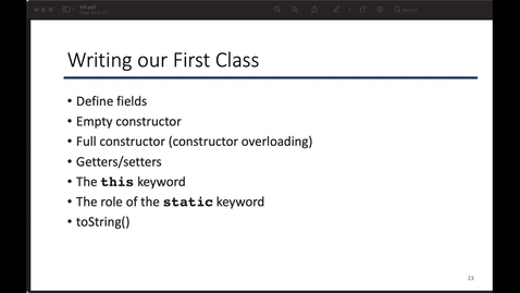 Thumbnail for M03-L01b-Writing a First Class
